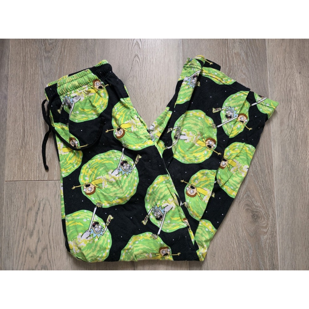 Rick and Morty Adult Swim Cartoon Network Medium Graphic Cotton Pajama Pants